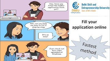 How to fill DSEU application form online 2021 step by step in detail