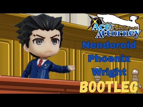 UNBOXING Action figure Nendoroid BOOTLEG: Ace attorney Phoenix Wright ...