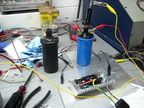Contact points triggered HEI igntion module - YouTube gm hei module wiring 