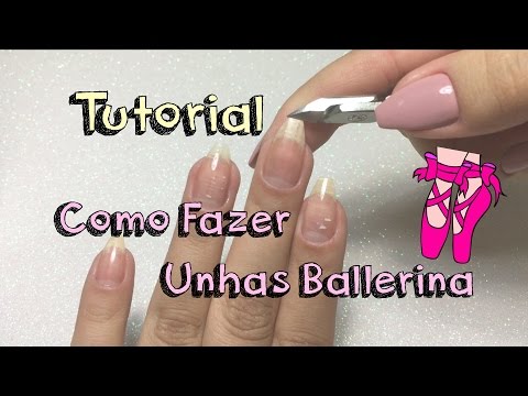 TUTORIAL: Como Fazer Unhas Bailarina (Ballerina) | DIY | Unhas da Lalá