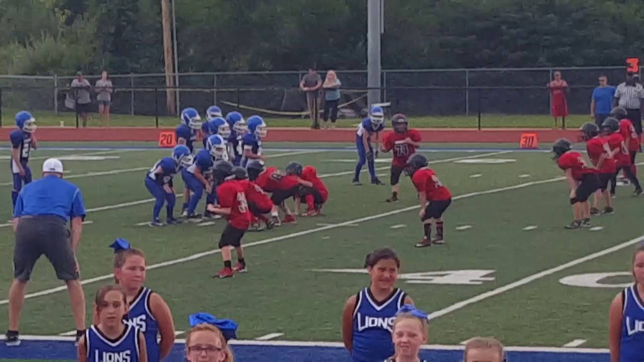 Northwest jr lions vs union 4th grade 2016