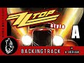 Zz top style rock backing track jam a minor