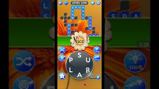WORDSCAPES IN BLOOM LEVEL 1240 masaya ang mga salita
