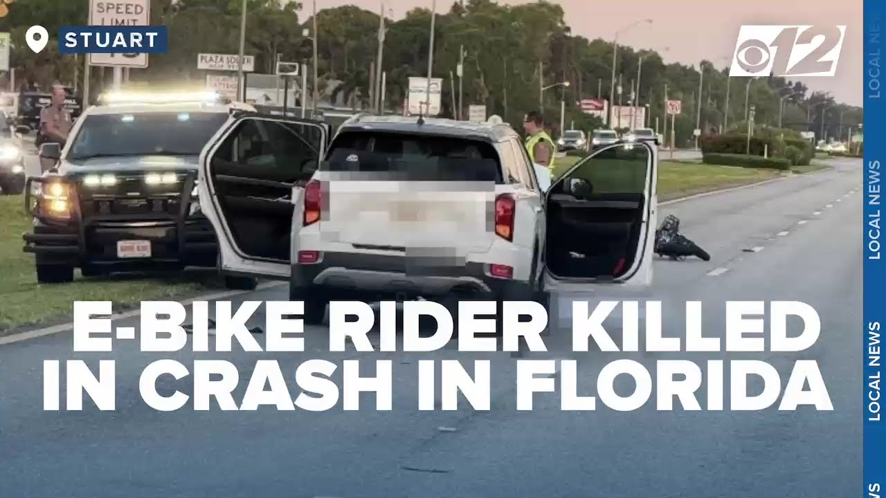 E-Bike rider killed in crash in Florida - YouTube