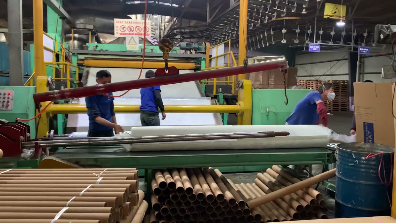 Fiberglass mat production