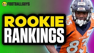 UPDATED Dynasty Rookie Rankings (vs Consensus) || Dynasty Football 2023