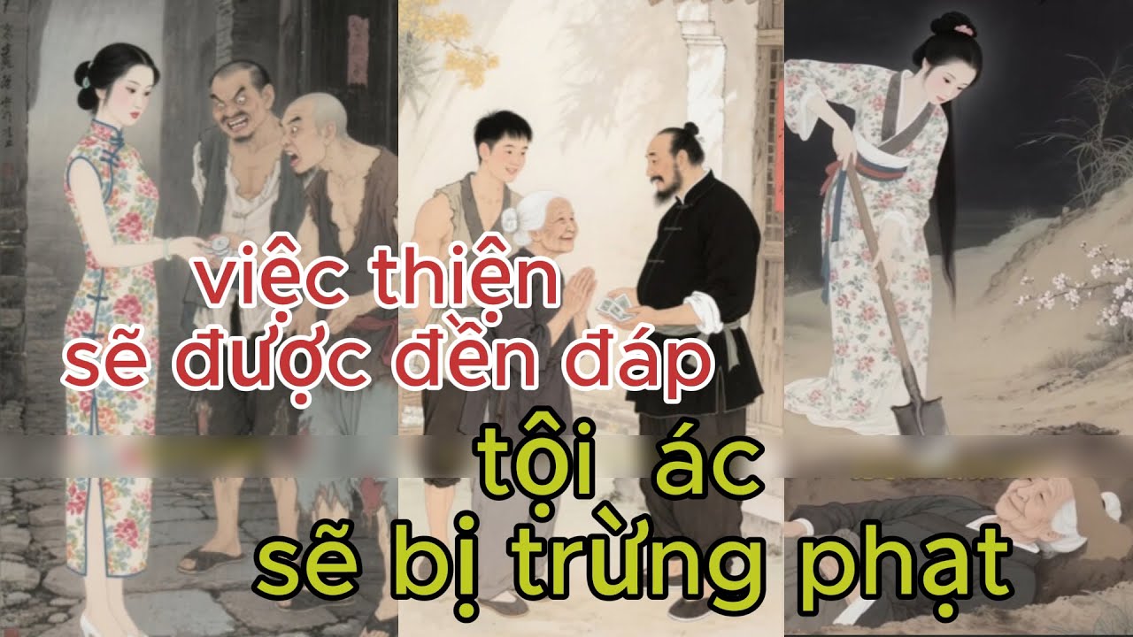 việc thiện sẽ được đền đáp tội ác sẽ găp quả báo