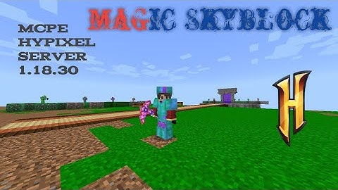 magic Skyblock miner armour or custom pickaxe craft mcpe hypixel server