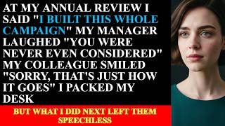 At My Annual Review I Said "I Built This Campaign" My Manager Laughed "You Were Never On The ...
