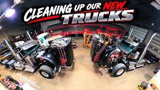Our NEW TRUCKS Get A BIG FRESHEN UP Before They Hit The Road !!
