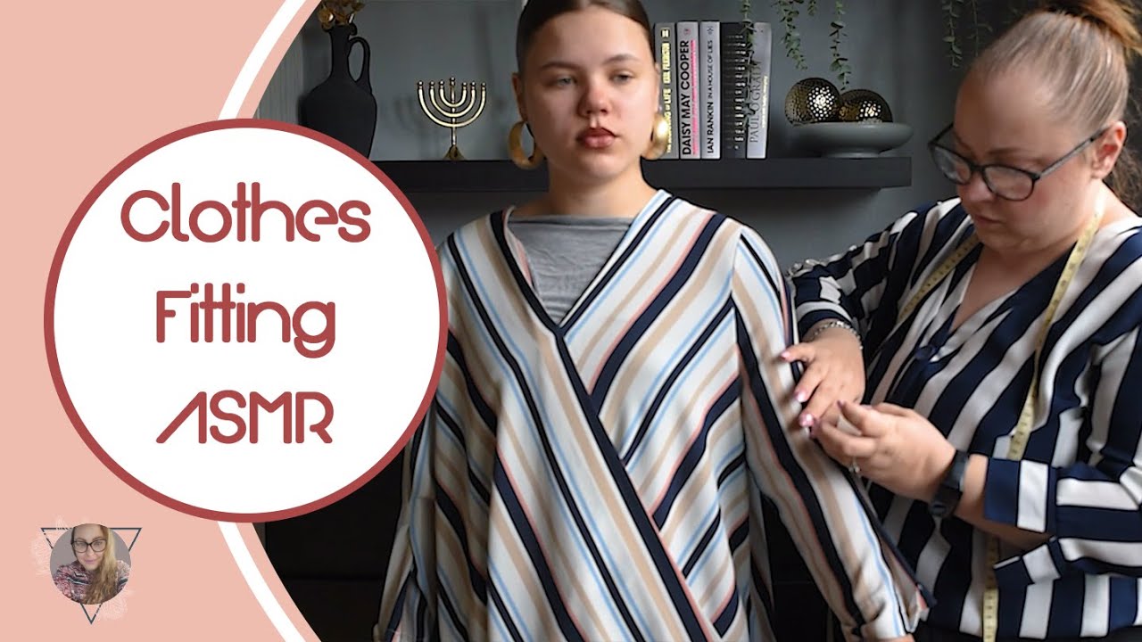 * ASMR * Clothes Fitting / Fabric Sounds / Tailoring / Measuring / Meta Metal Prints / Unintentional