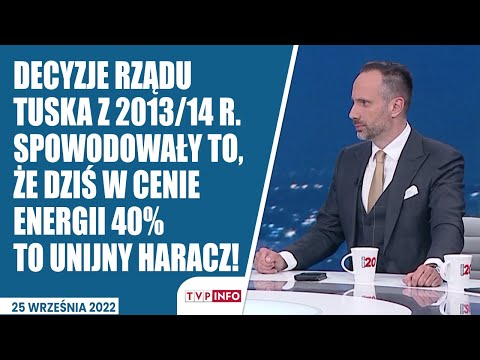 Decyzje rządu Tuska z 2013/14 r. spowodowały to, że dziś w cenie energii 40% to unijny haracz!
