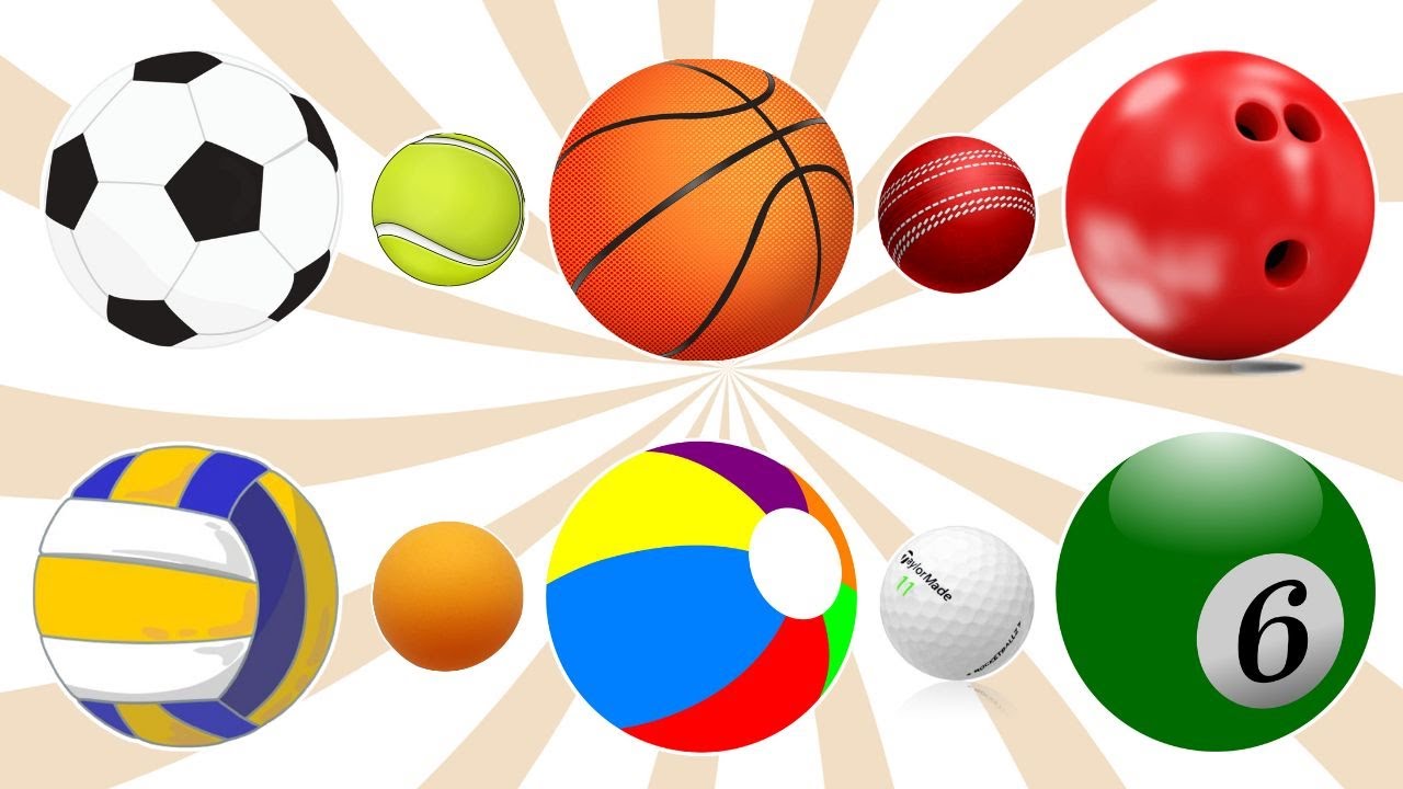 Easy English Balls For Kids | Learn Sports Balls | English for Kids ...
