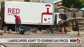 Albuquerque landscapers adapt to soaring gas prices