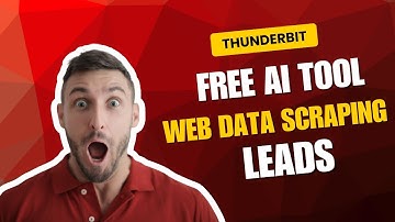 Scrape Any Website With AI FREE | Thunderbit Review & Lead Generation Secrets