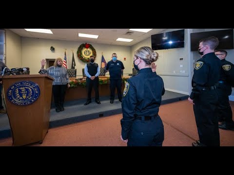 1/4/22 Town of Islip Swears-In Peace Officers to DCJS Law Enforcement Training Academy