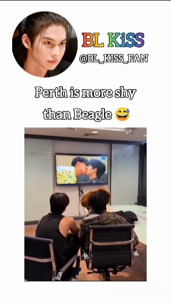 Perth and santa first kiss😋 #perfect10liners #perthsanta #beagle #gmmtv #blkiss #bl #blseries