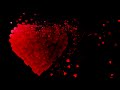 Heart effect video I Black screen video Effect I free wedding heart animated background