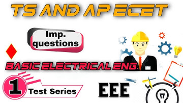 BASIC ELECTRICAL ENGINEERING imp questions for ECET | TS ECET