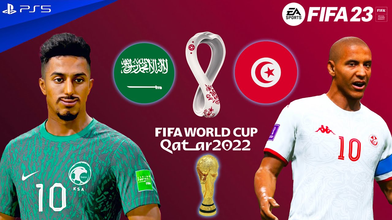 FIFA 23 - Tunisia vs Saudi Arabia ! تونس ضد السعودية ! FIFA WORLD CUP QATAR 2022™ FINAL - Gameplay