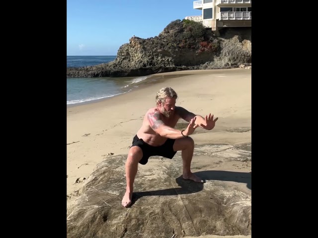 Sunrise Flow 16: Airbender in Horse Stance