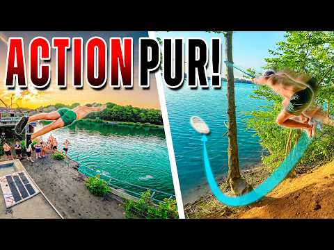 UNVORSTELLBARE SALTOS am Kanal!🤯 & Mit VOLLGAS von ROPESWING auf SUP LANDEN!