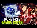 INSANE NEW EVENT! MORE FREE GAMBA BOXES! LIU ZHIGANG UPDATE DETAILS - Solo Leveling: Arise