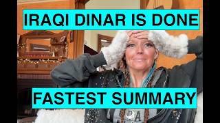🚨 Iraqi Dinar Is DONE?! 👀 Fastest Intel Summary (8:59)