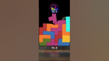 TETRIS IN THE DARK #shorts  #blender #tetris #テトリス #тетрис #animation #satisfying #relaxing