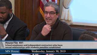 House Public Safety and Criminal Justice Reform Finance and Policy Division  1/30/19