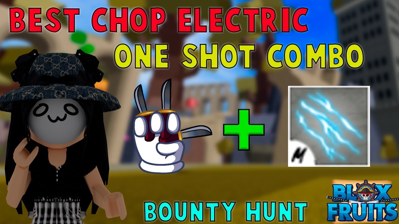 Easiest one shot combo ( ice gun ) + Bounty Hunt』 l Roblox