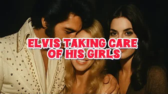 Elvis Linda Thompson And Jeanne Lemay- Taking Care Of His Girls!