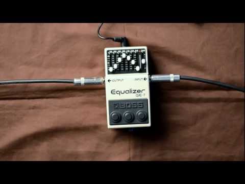 Boss GE-7 Equalizer Test