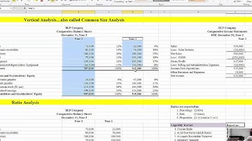Financial Analysis Horizontal and Vertical