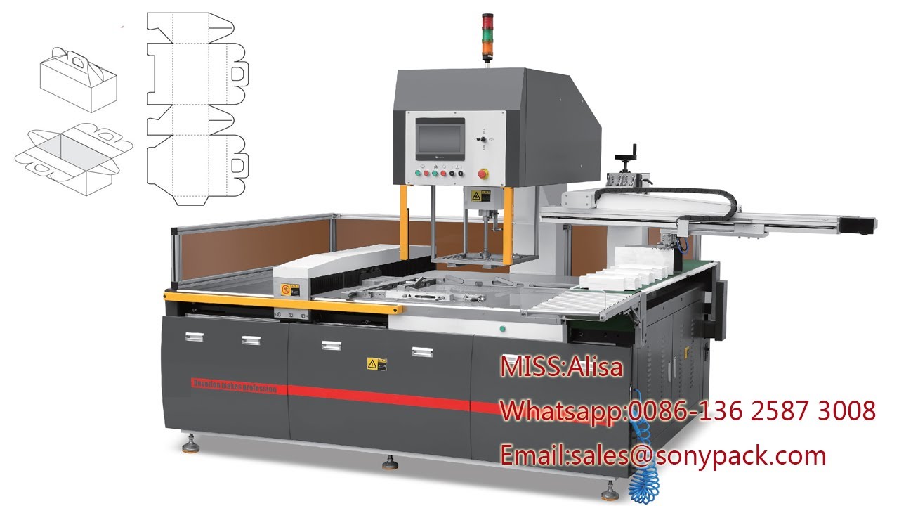 paper cup/box Die Cutting Stripping Machine - YouTube