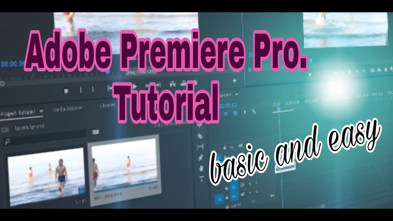 Adobe Premiere Pro (tutorial) Tagalog #1 - YouTube