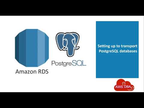 41 Setting up to transport PostgreSQL databases