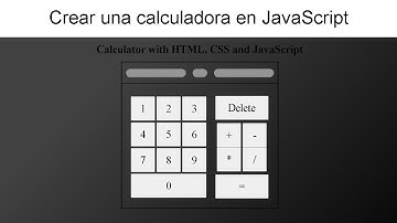 calculadora con html css y javascript