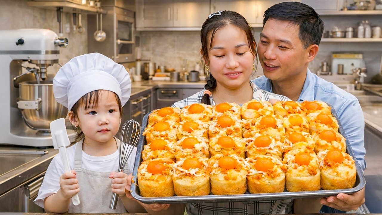Pumpkin Sponge Cake Making Process - A 5-Star Bakery Standard Recipe - Warm Dinner | Ly Phuc An