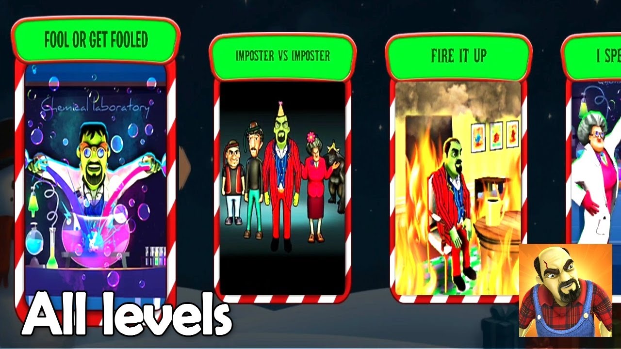 Scary Stranger 3D 7.4 Chapter Fool or get fooled All levels guides