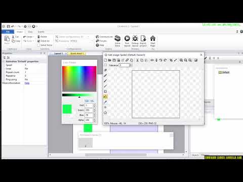 【Construct 2】starting a game Simple retro skiing game