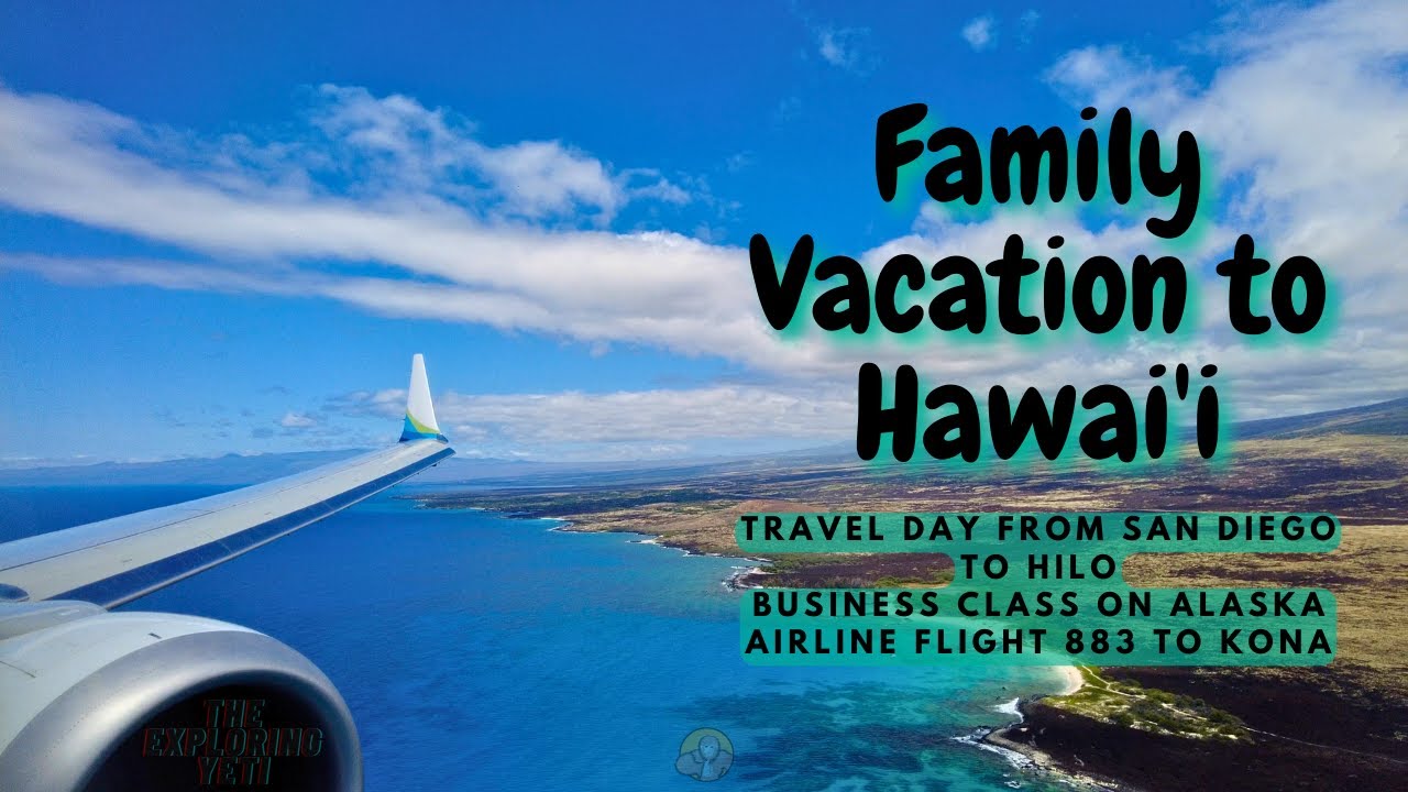 Travel Day to Kona/Hilo Hawaii Flying Business Class on Alaska