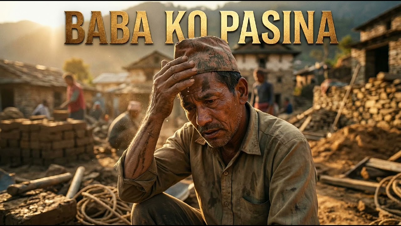 BABA KO PASINA 😢 | Emotional Nepali Song 2026 | Father Hard Work Song | Heart Touching Nepali Song 