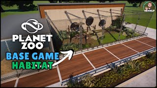 ベースゲームのみの風景ピースを使用して Planet Zoo の囲いを構築します。 screenshot 2