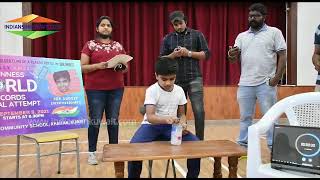 Kuwait Born Indian boy breaks Guinness World Record for bottle flipping