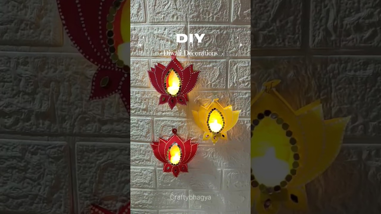 DIY Diwali decorations Idea🪔✨| Wall hanging decoration✨