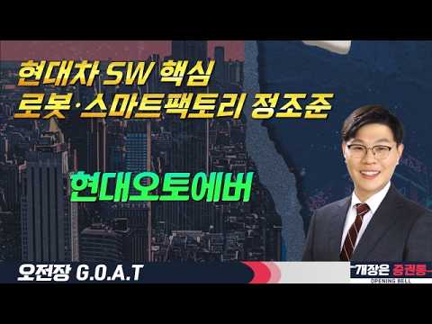 현대차 SW 핵심/로봇·스마트팩토리 정조준/현대오토에버 #헌대차 #소프트웨어 #로봇 #스마트팩토리 #현대오토에버 #오전장특징주 #GOAT #최애