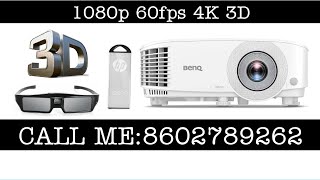 PROJECTOR MODEL BENQ MH560 FULL HD 1080P 4K REAL 3D HOME CINEMA PROJECTOR BHOPAL CALL ME 8602789262