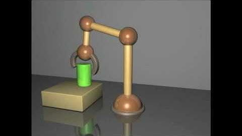 3D Robot Arm Animated in Maya