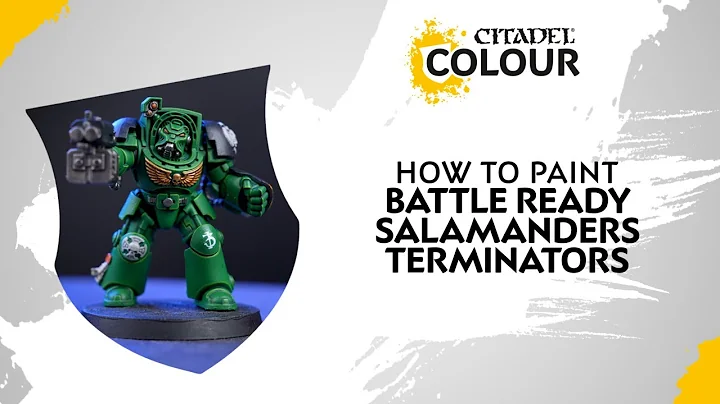 How to Paint Battle Ready Salamanders Terminator